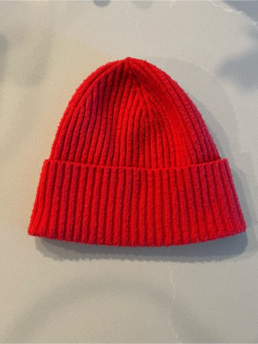 Bright coral / orange / pink soft beanie, Universal Threads
